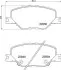 Тормозные колодки дисковые BREMBO P59 096 (фото 1)