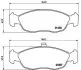 Гальмівні колодки дискові BREMBO P61 051 (фото 1)