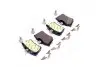 Колодка гальм. диск. CITROEN BERLINGO 08-; PEUGEOT PARTNER08-,308 SW 07- задн. BREMBO P61 084 (фото 4)