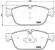Гальмівні колодки дискові BREMBO P61 115 (фото 1)