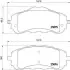 Тормозные колодки дисковые BREMBO P61 120 (фото 1)