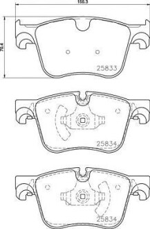 Тормозные колодки дисковые BREMBO P61 127