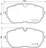 Тормозные колодки дисковые BREMBO P61 128 (фото 1)