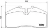 Тормозные колодки дисковые BREMBO P65 005 (фото 1)