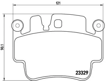 Гальмівні колодки дискові BREMBO P65 009