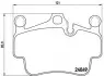 Тормозные колодки дисковые BREMBO P65 015 (фото 1)