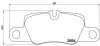 Тормозные колодки дисковые BREMBO P65 020 (фото 1)