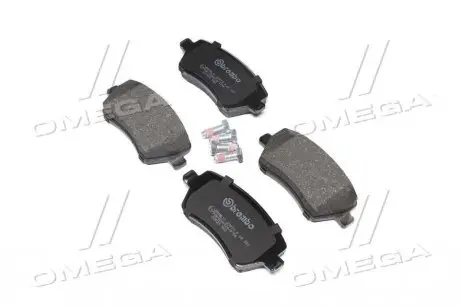 Колодка гальм. диск. NISSAN MICRA (K12), NOTE (E11) передн. BREMBO P68 033