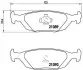 Тормозные колодки дисковые BREMBO P71 003 (фото 1)