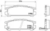 Гальмівні колодки дискові BREMBO P78 005 (фото 1)
