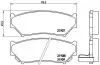 Гальмівні колодки дискові BREMBO P79 008 (фото 1)