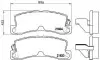 Тормозные колодки дисковые BREMBO P83 015 (фото 1)