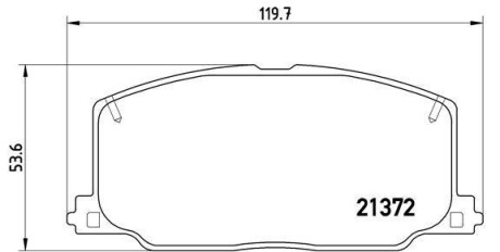 Тормозные колодки. BREMBO P83 016