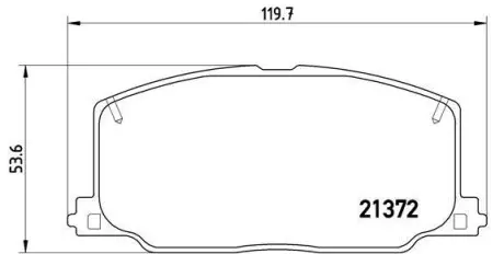 Тормозные колодки. BREMBO P83 016