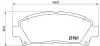 Тормозные колодки дисковые BREMBO P83 028 (фото 1)