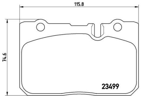 Гальмівні колодки дискові BREMBO P83 039