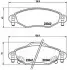 Гальмівні колодки дискові BREMBO P83 053 (фото 1)