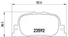 Тормозные колодки дисковые BREMBO P83 063 (фото 1)