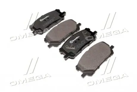 Колодка гальм. диск. LEXUS RX, передн. BREMBO P83 067