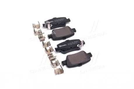Колодка тормозов. диск. TOYOTA AURIS, COROLLA задн. (выр-во) BREMBO P83 080
