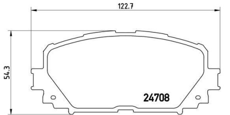 Гальмівні колодки дискові BREMBO P83 101