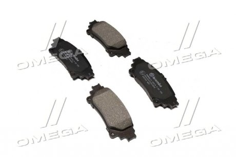 Колодка гальм. диск. LEXUS RX, TOYOTA PRIUS задн. BREMBO P83 152