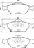 Тормозные колодки дисковые BREMBO P83 159 (фото 1)