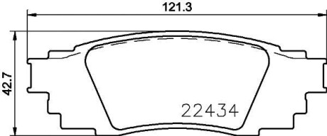 Тормозные колодки дисковые BREMBO P83 160