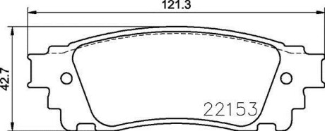 Тормозные колодки дисковые BREMBO P83 166