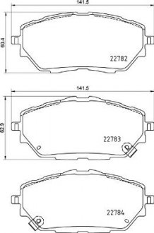 Тормозные колодки дисковые BREMBO P83 171