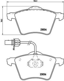 Гальмівні колодки. BREMBO P85 052