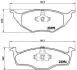 Гальмівні колодки дискові BREMBO P85 055 (фото 1)