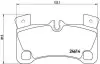 Тормозные колодки дисковые BREMBO P85 103 (фото 1)