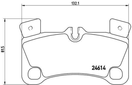 Гальмівні колодки дискові BREMBO P85 103