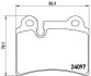 Тормозные колодки дисковые BREMBO P85 111 (фото 1)