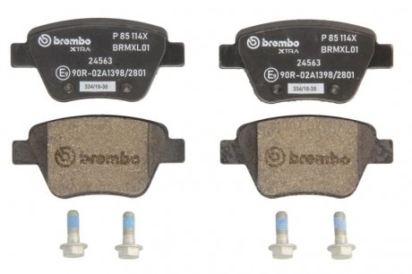 Тормозные колодки дисковые BREMBO P85 114X