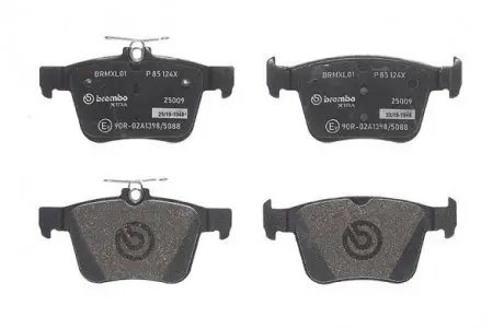 Тормозные колодки дисковые BREMBO P85 124X