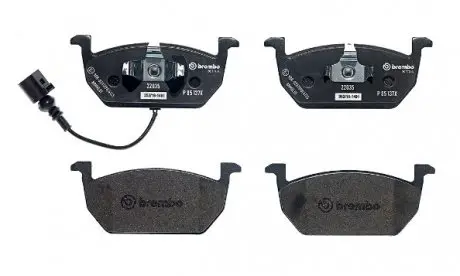 Тормозные колодки дисковые BREMBO P85 137X