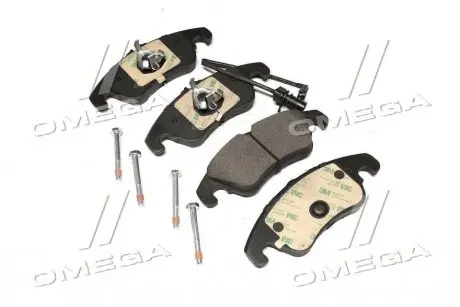 Колодка тормозов. диск. AUDI A6 передн. (выр-во) BREMBO P85 145