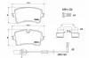 Тормозные колодки дисковые BREMBO P85 157 (фото 1)