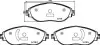 Тормозные колодки дисковые BREMBO P85 166 (фото 1)