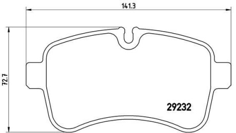 Гальмівні колодки дискові BREMBO PA6 027