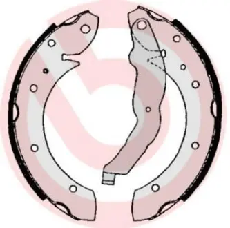 Гальмівні колодки барабанні BREMBO S06 506
