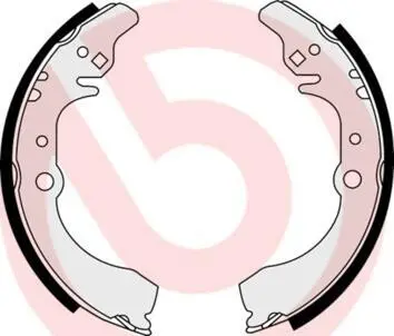 Тормозные колодки барабанные BREMBO S16 512
