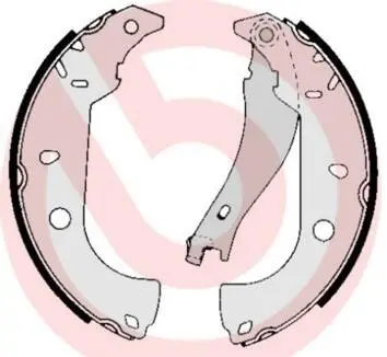 Гальмівні колодки барабанні BREMBO S23 511