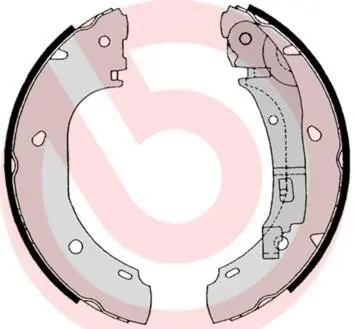 Гальмівні колодки барабанні BREMBO S23 525