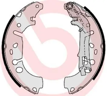 Гальмівні колодки барабанні BREMBO S23 531