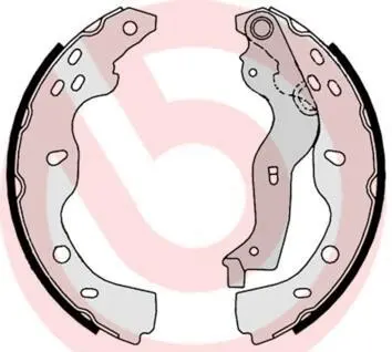 Гальмівні колодки барабанні BREMBO S23 532
