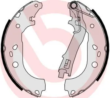 Гальмівні колодки барабанні BREMBO S23 533