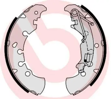 Гальмівні колодки барабанні BREMBO S23 555